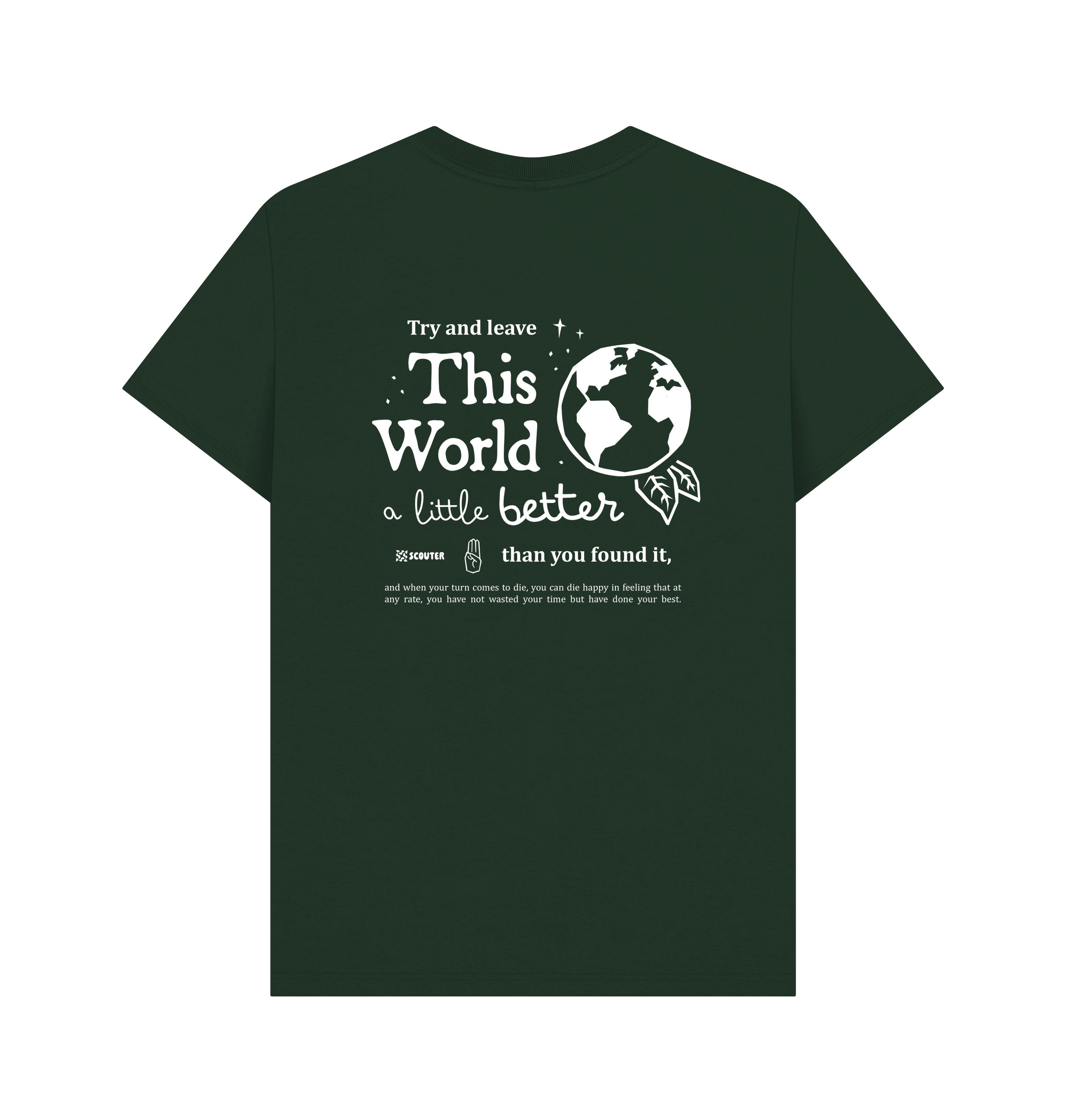Evergreen Printed T-shirt Back