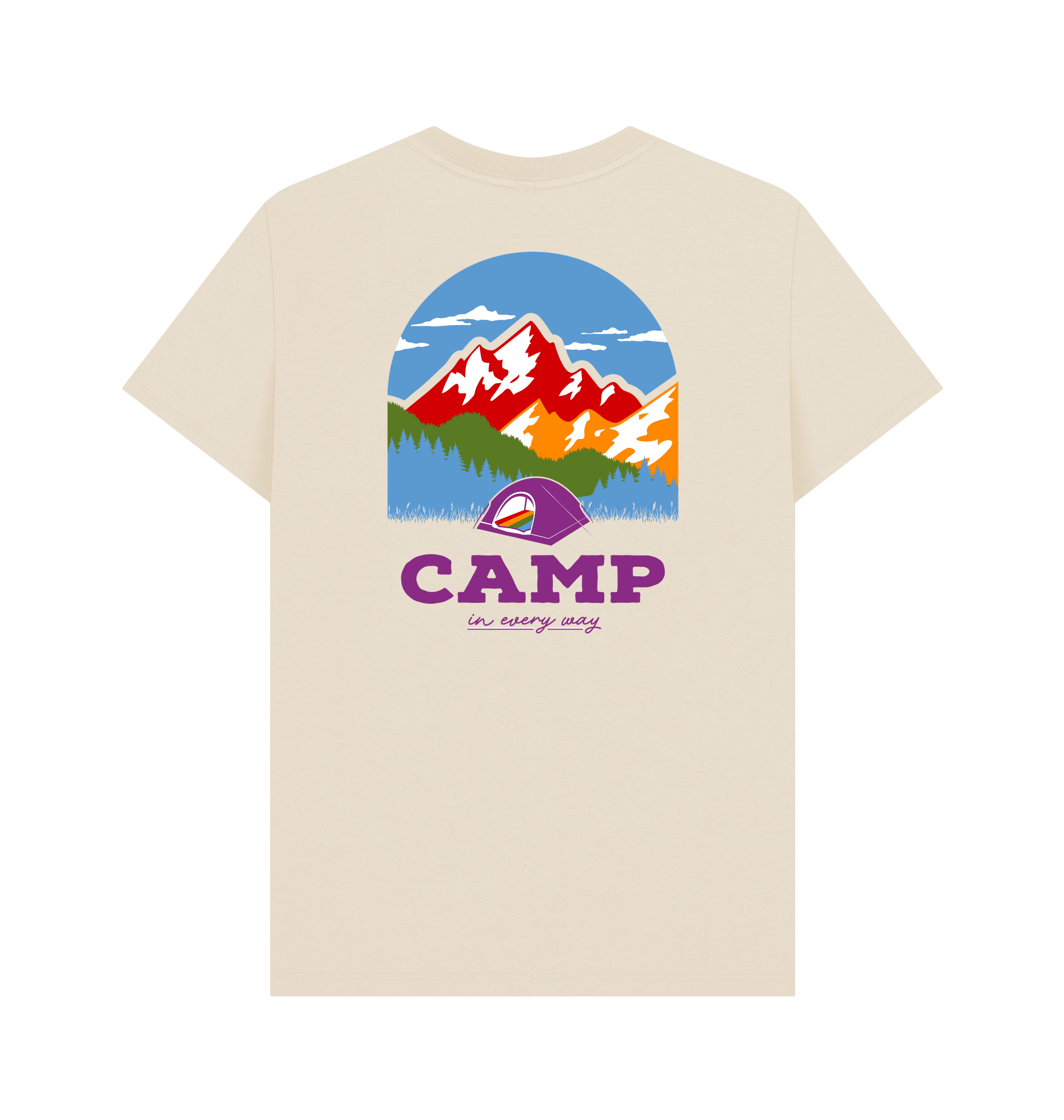 Oat Printed T-shirt Back