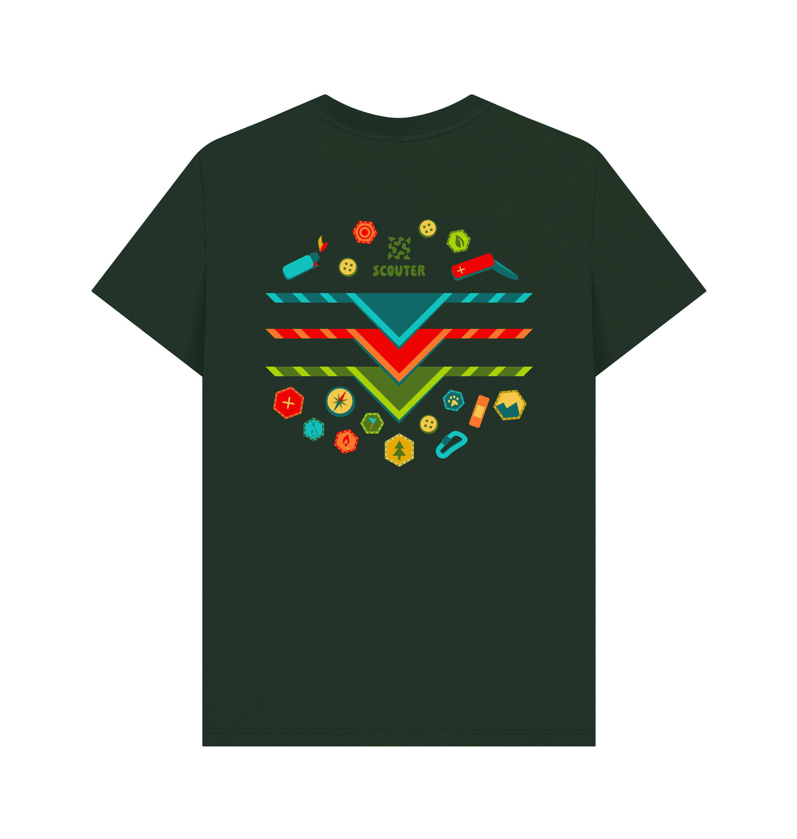 Evergreen Printed T-shirt Back