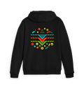 Black Zip hoody Back