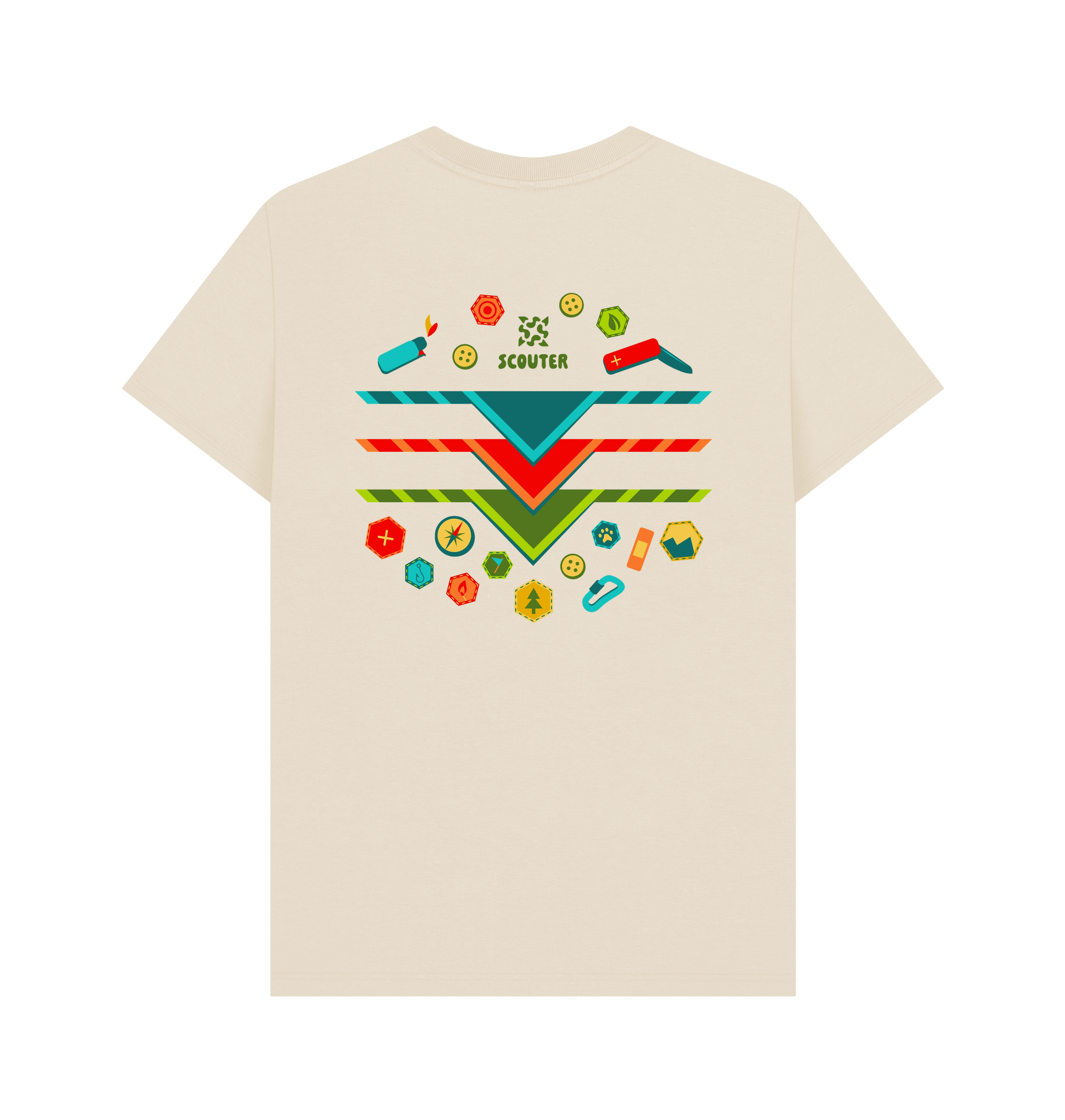 Oat Printed T-shirt Back