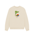Oat Printed Sweater Front