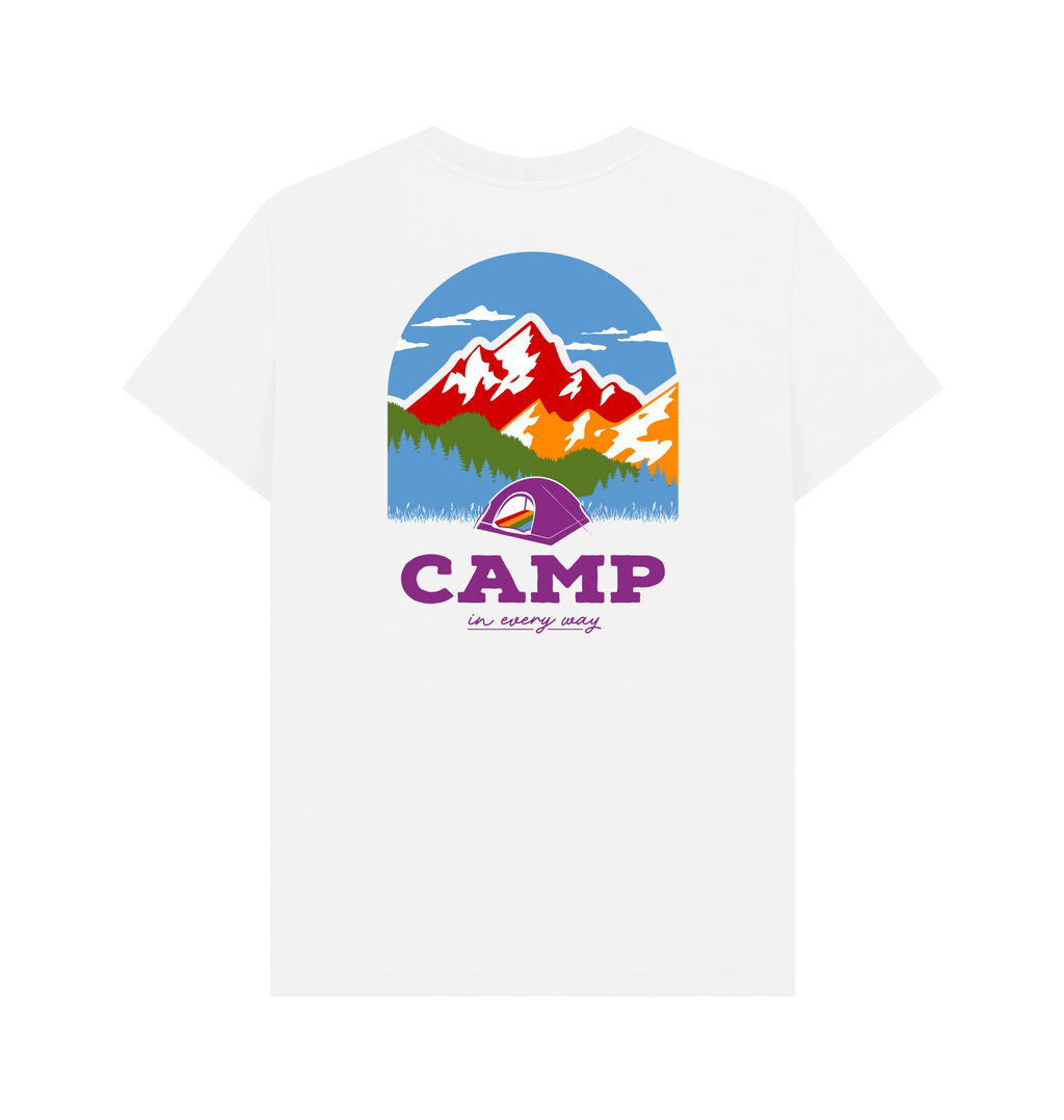 White Printed T-shirt Back