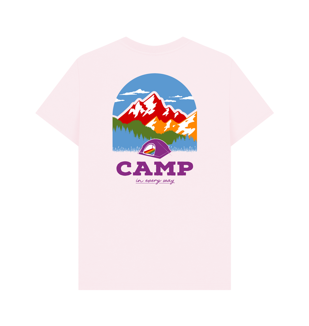 Pink Printed T-shirt Back