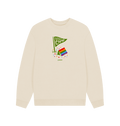 Oat Printed Sweater Front