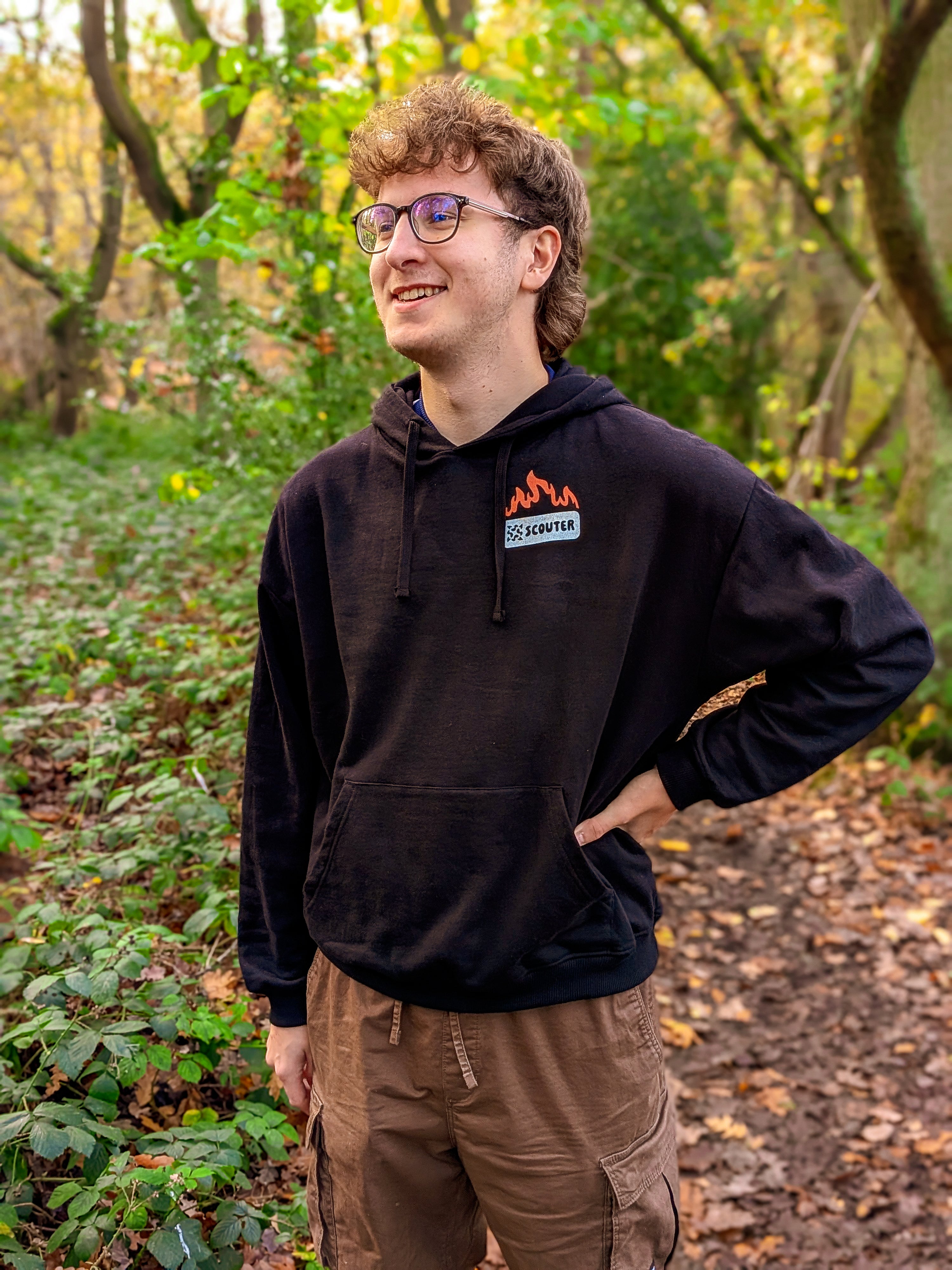 Flaming Marshmallow Hoodie