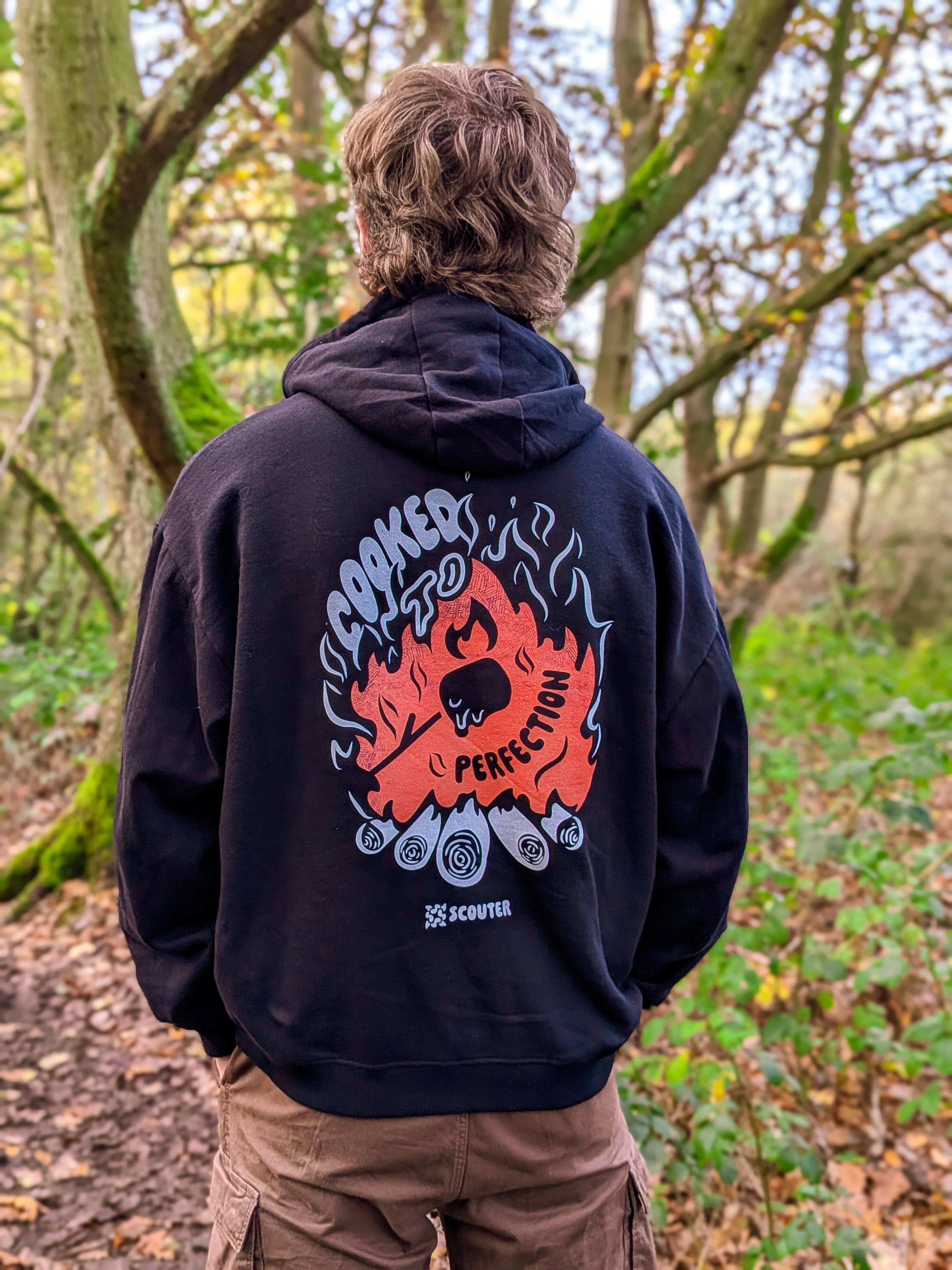 Flaming Marshmallow Hoodie