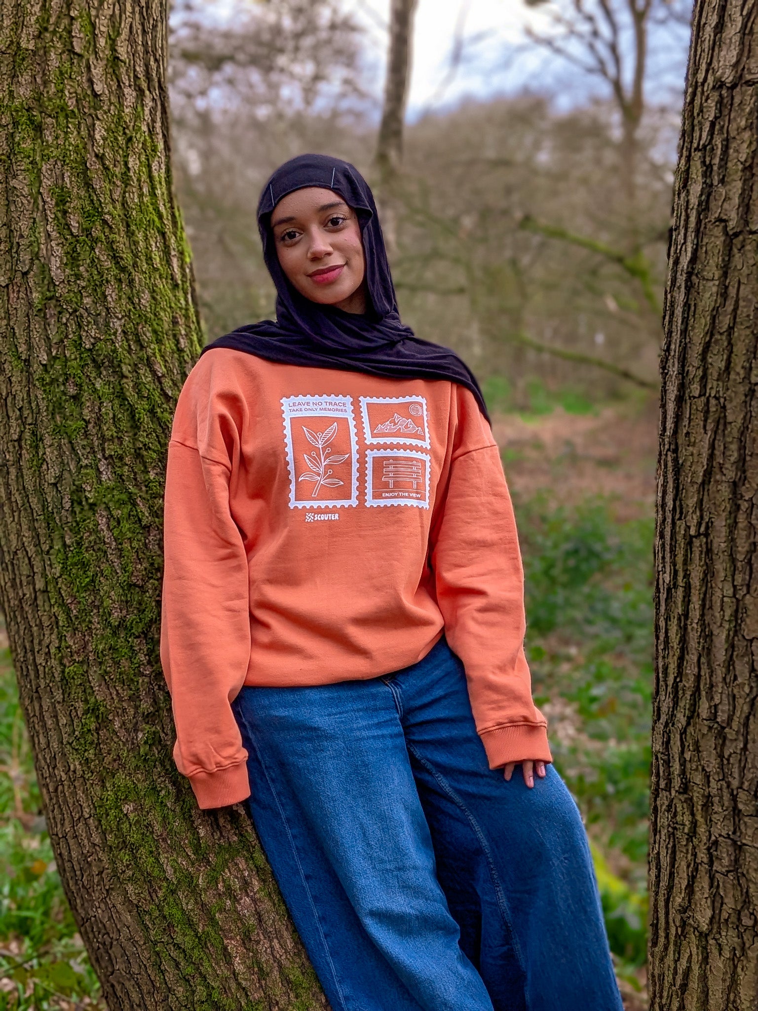 Memories Women's Oversized Sweatshirt | Scout-Inspired Sustainable Clothing | Scouter