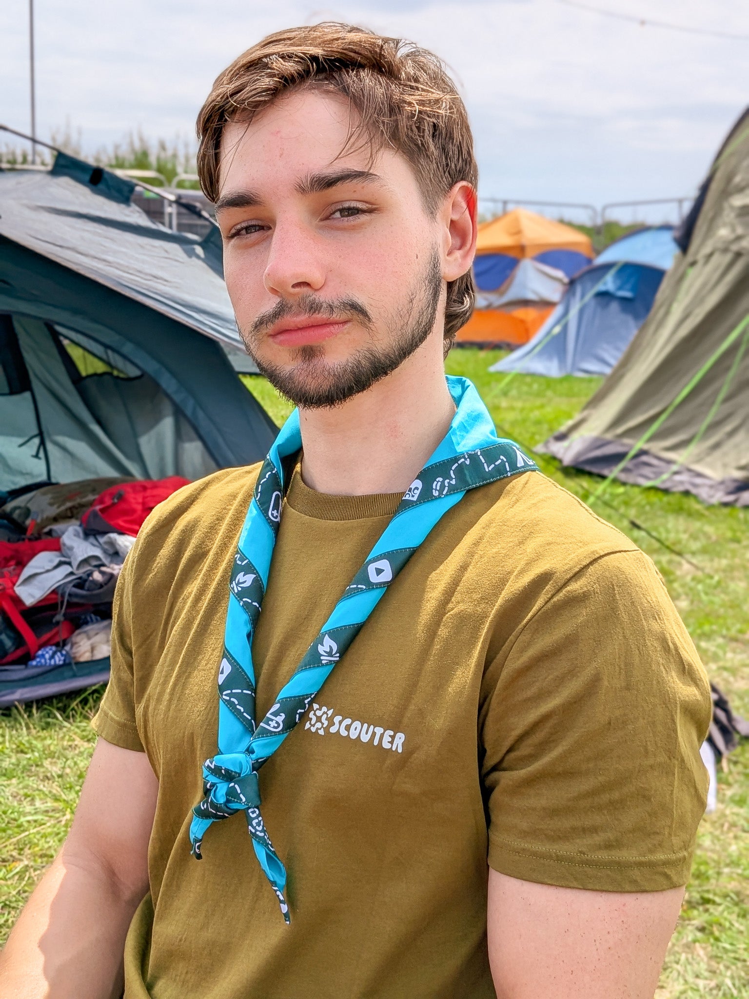 Planet Scout Scarf | Official Merch | Embroidered Scarf |Scouter