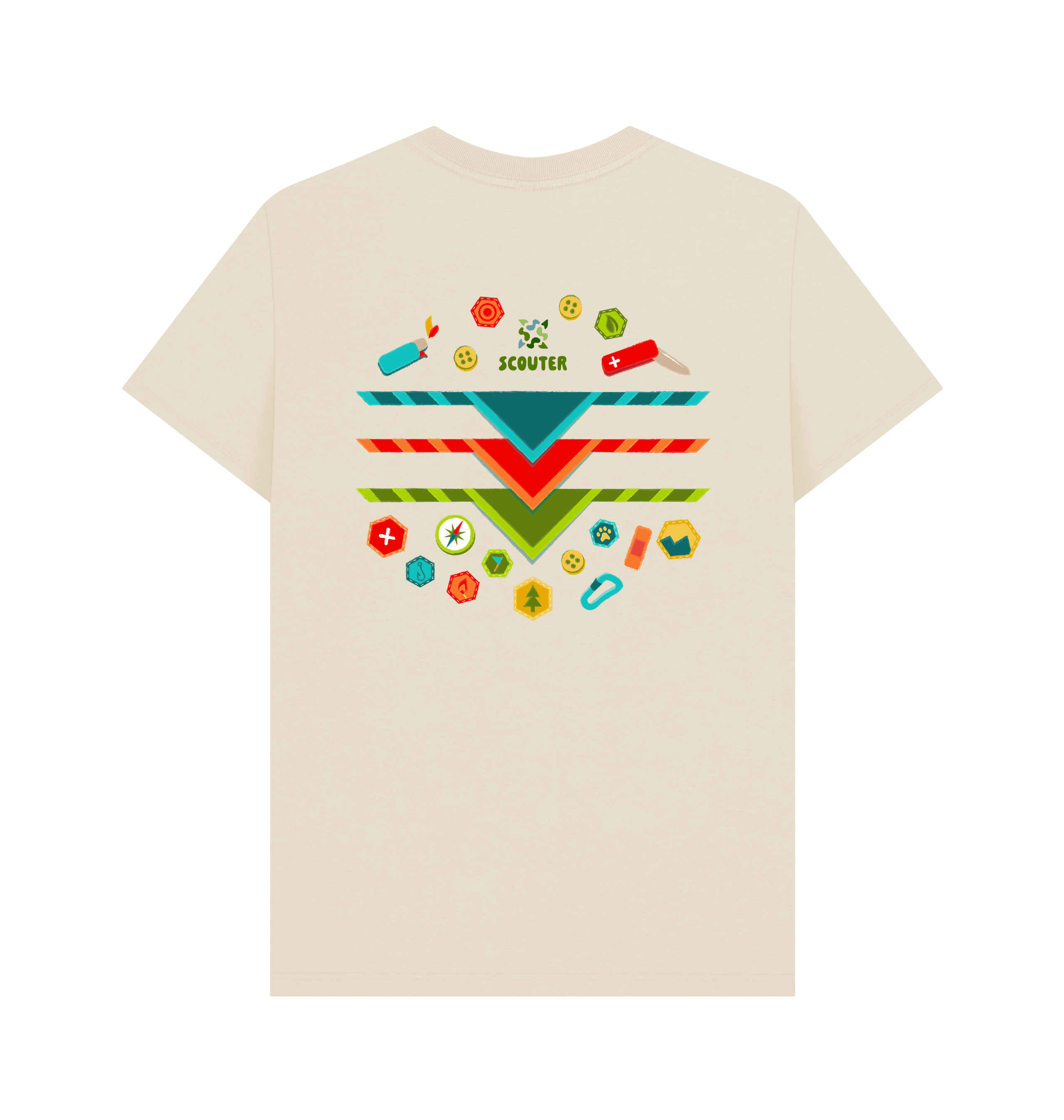 Oat Printed T-shirt Back