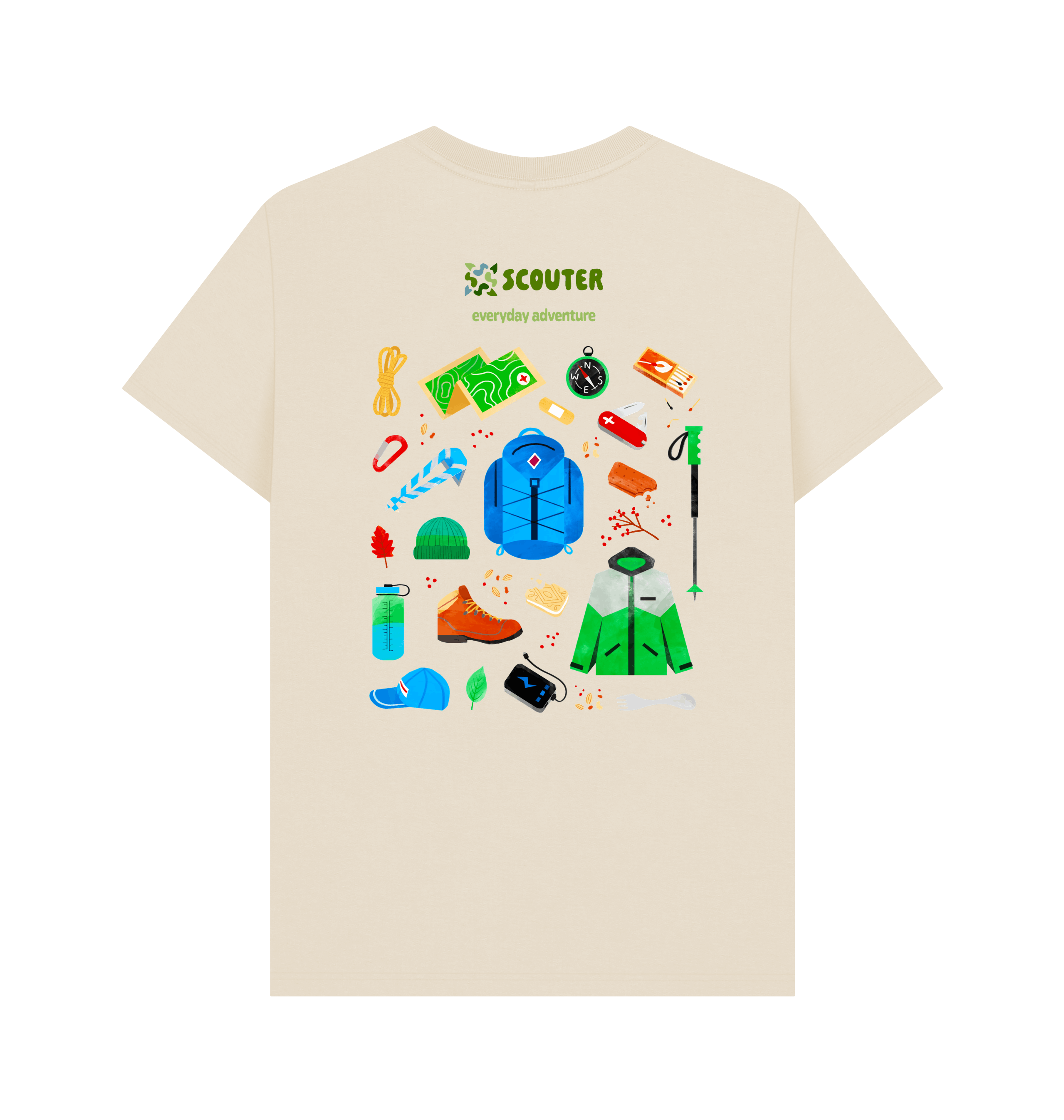 Oat Printed T-shirt Back