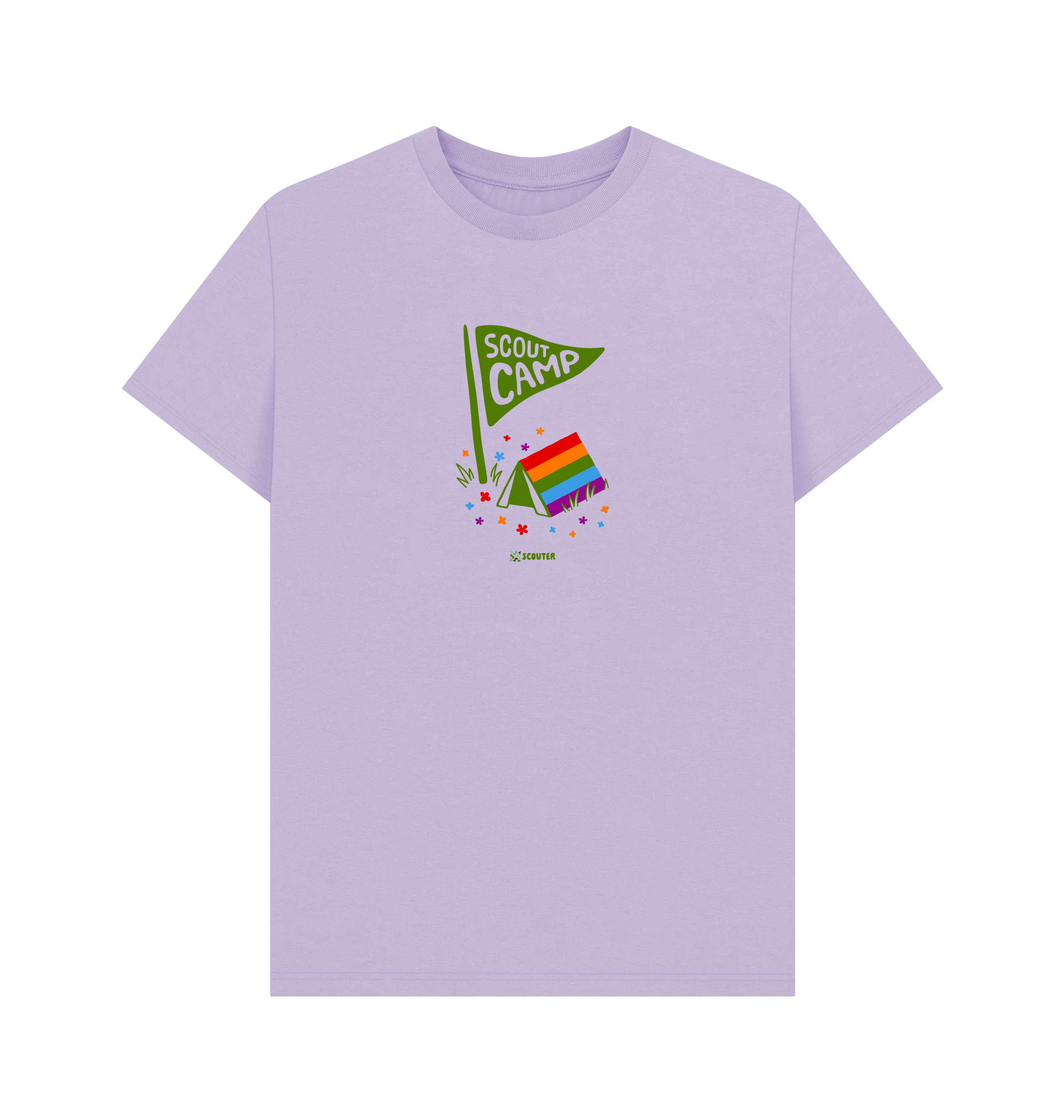 Lilac Printed T-shirt Front