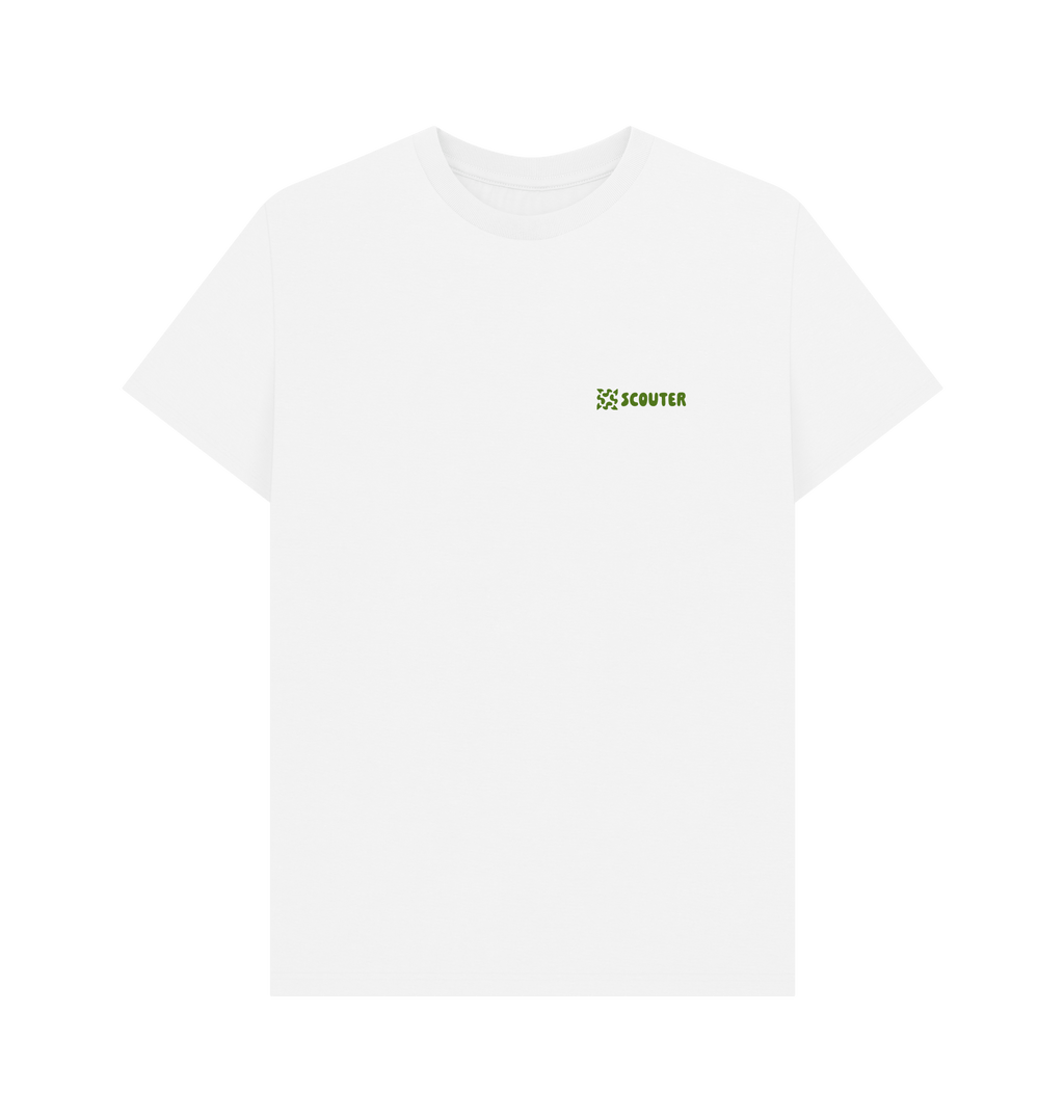 White Printed T-shirt Front