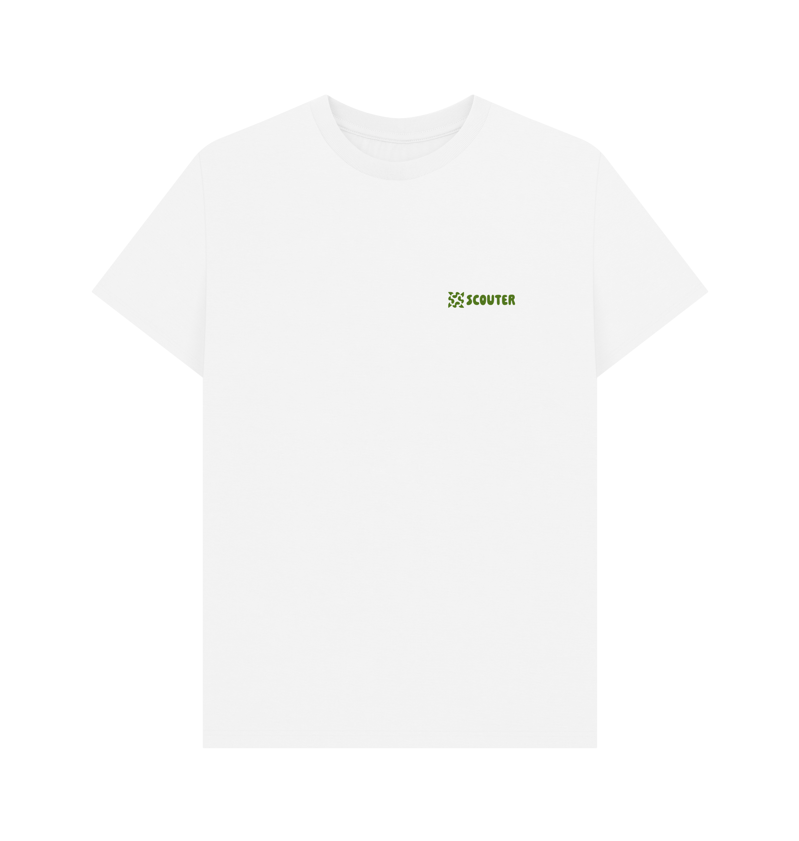 White Printed T-shirt Front