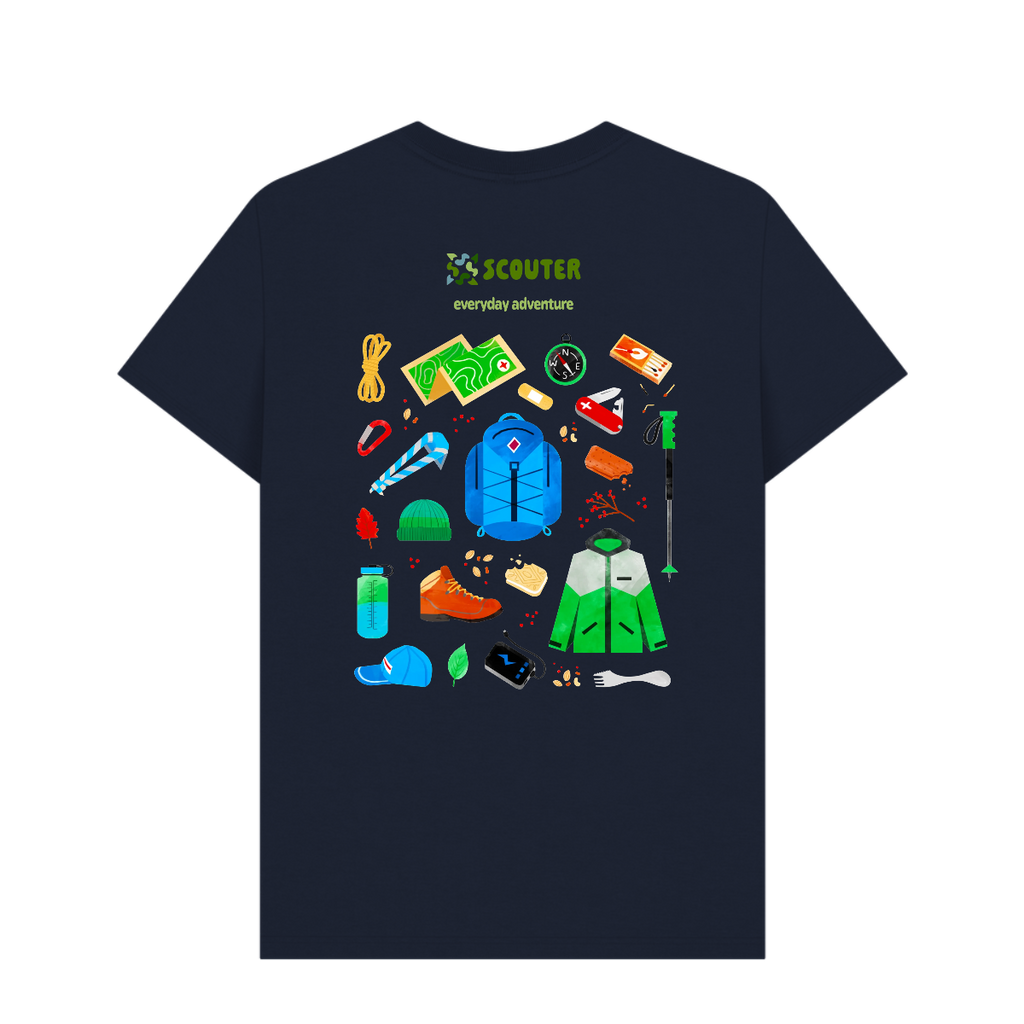 Hiking Gear T-Shirt | Scout-Inspired Sustainable Clothing | Scouter