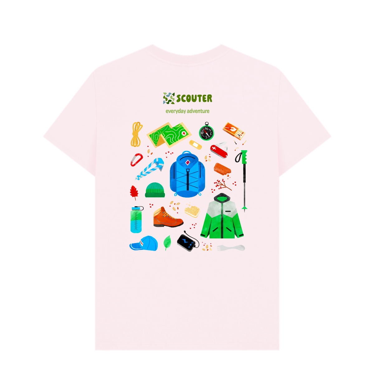 Hiking Gear T-Shirt | Scout-Inspired Sustainable Clothing | Scouter